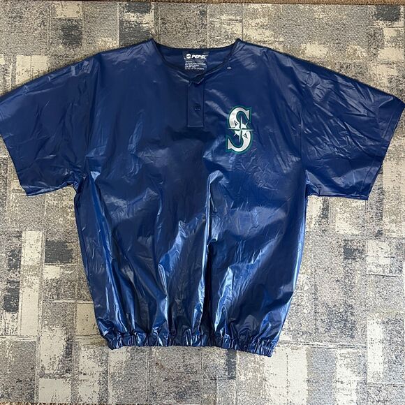 Edgar Martinez #11 Men's Jersey Poncho Seattle Pepsi QFC Mariners 90 Eras Rare - Picture 3 of 11